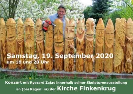 Plakat der Skulpturenausstellung von Ryszart Zajac